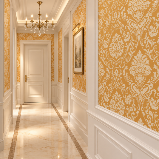 Embossed Wallpaper Luxury Damask Wallpaper