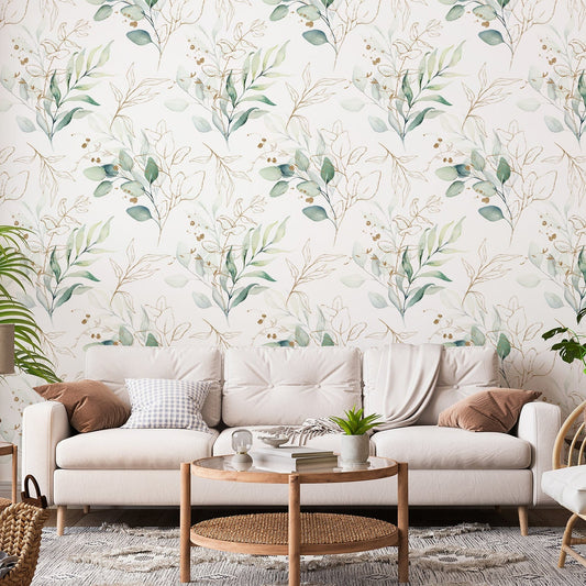 Eucalyptus - Watercolor Eucalyptus Leaf Wallpaper