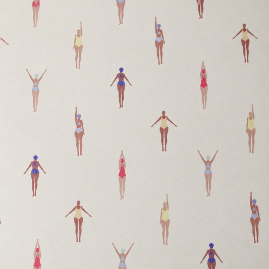 Seaside Swimmers Wallpaper