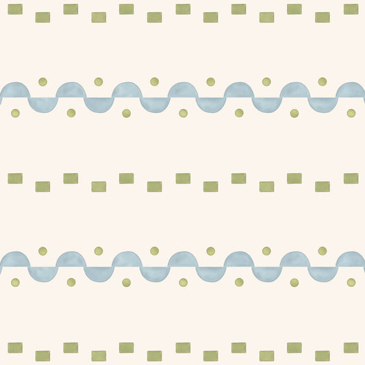 Pebbles Wallpaper - Blue