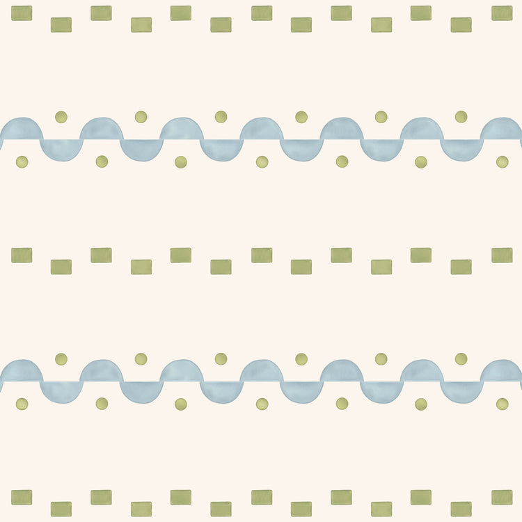Pebbles Wallpaper - Blue