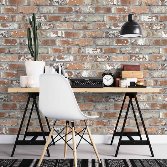 Real Red Brick Wallpaper