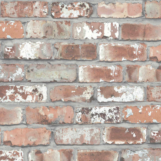 Real Red Brick Wallpaper