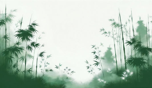 Green Leaf Wallpaper Border
