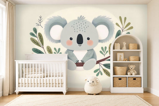 Green Leaf Wallpaper Nursery