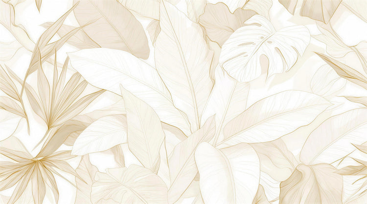 Leaf Wallpaper for Bathroom